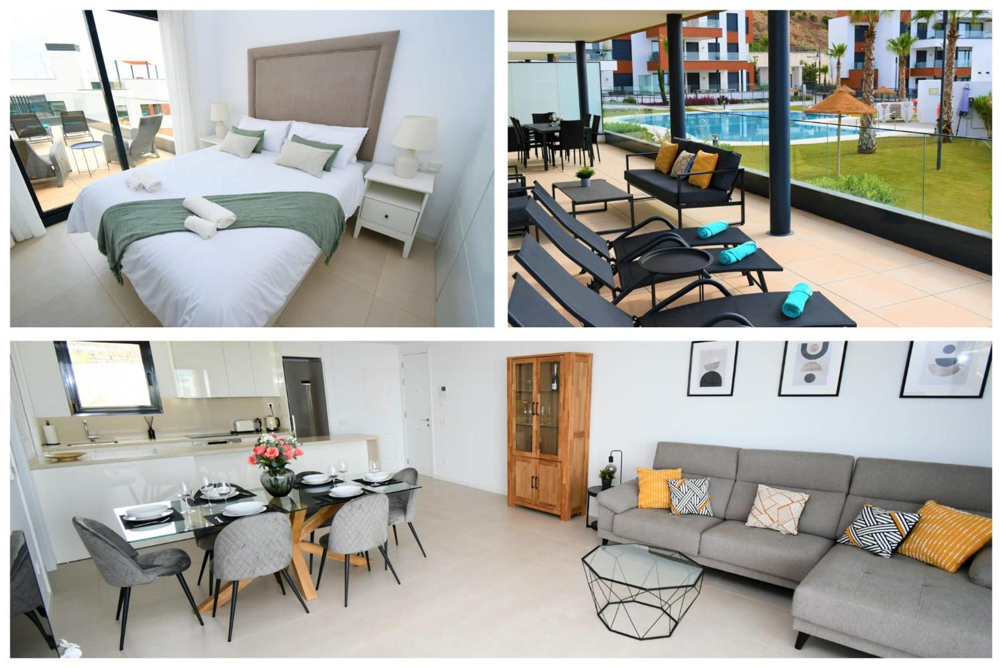 Apartament Casa Kerr - Luxury Apt - Sleeps 9 - Los Boliches Malaga Zewnętrze zdjęcie